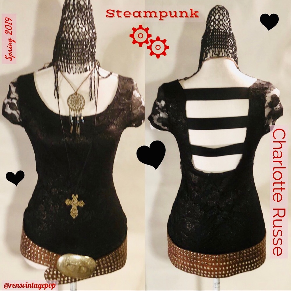 Rocker chick Ladder Back Style Top